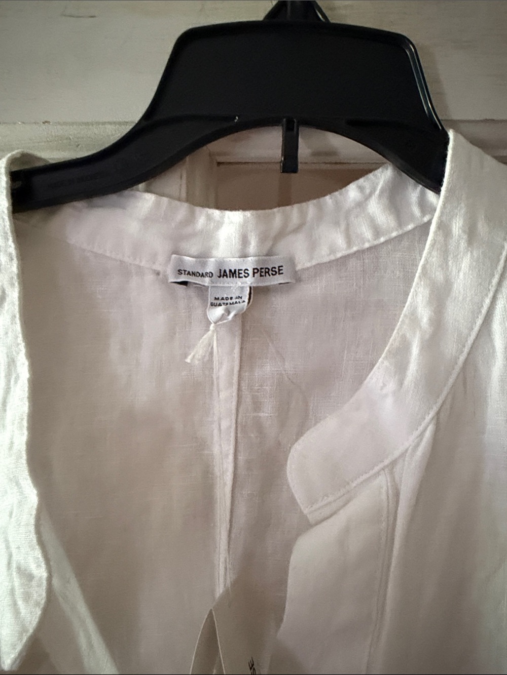 JAMES PERSE DRAWSTRING WAIST LINEN DRESS - Picture 5 of 7